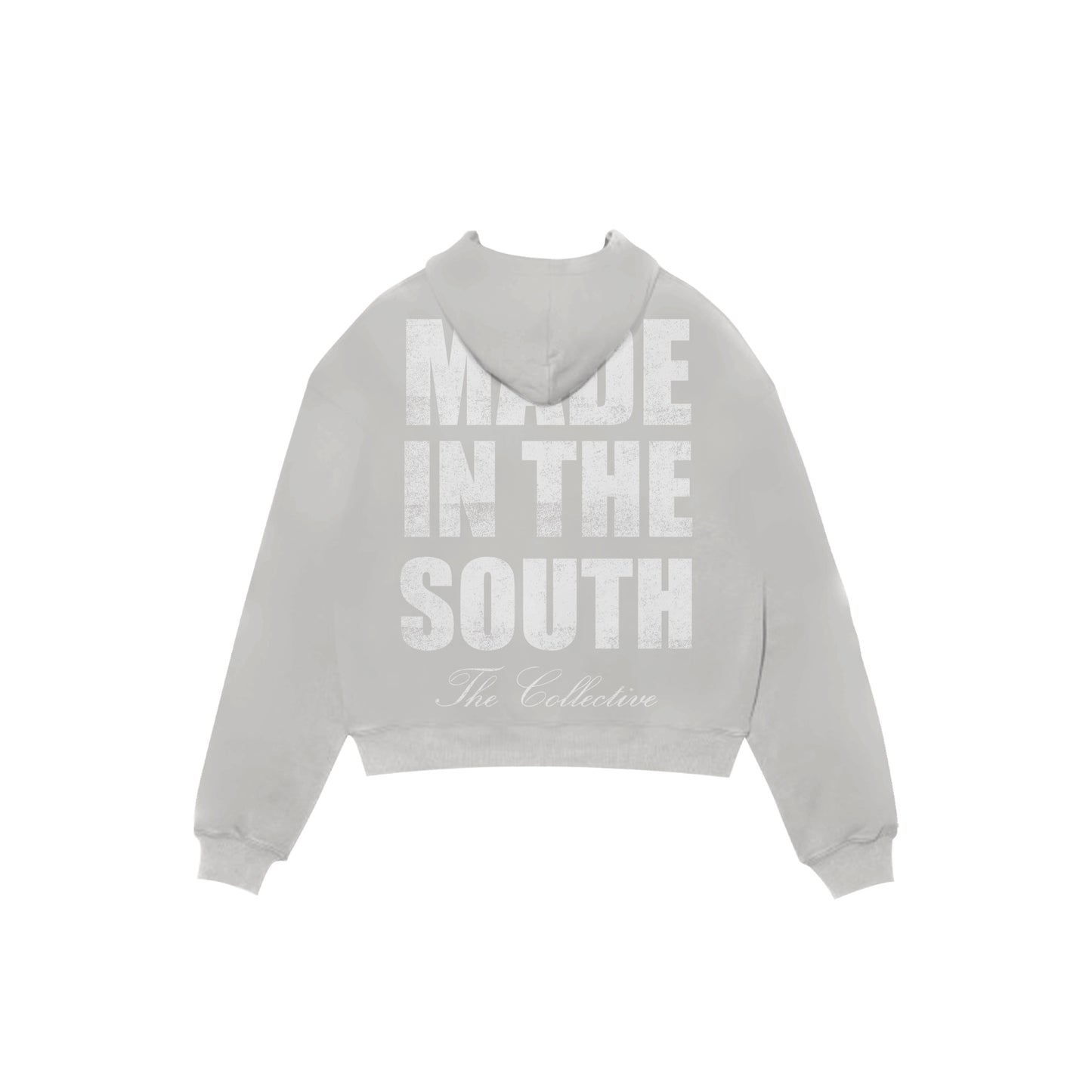 Patch Zip Up Heather Grey