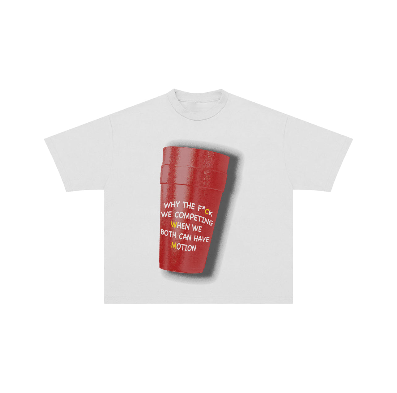 Cup Tee W/Red