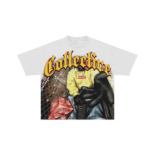 Dice Tee White
