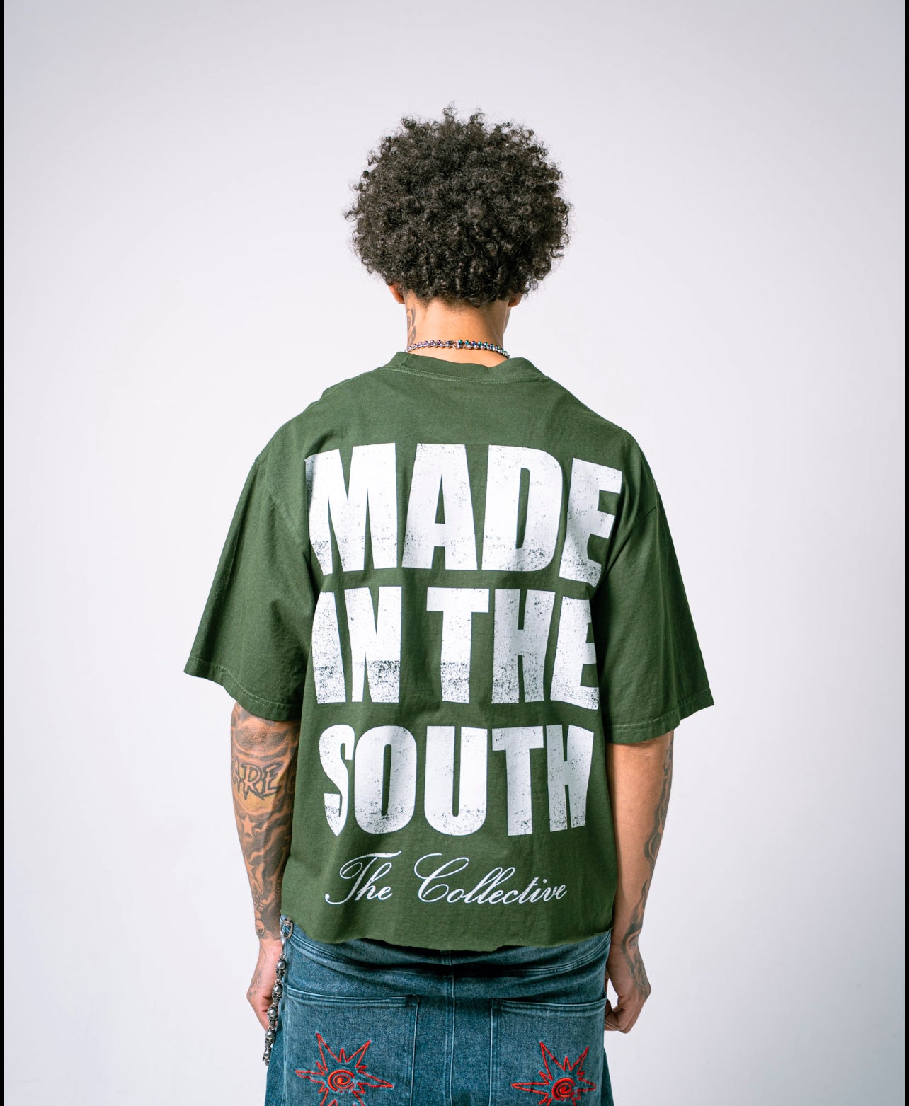 Cup Tee Green/White