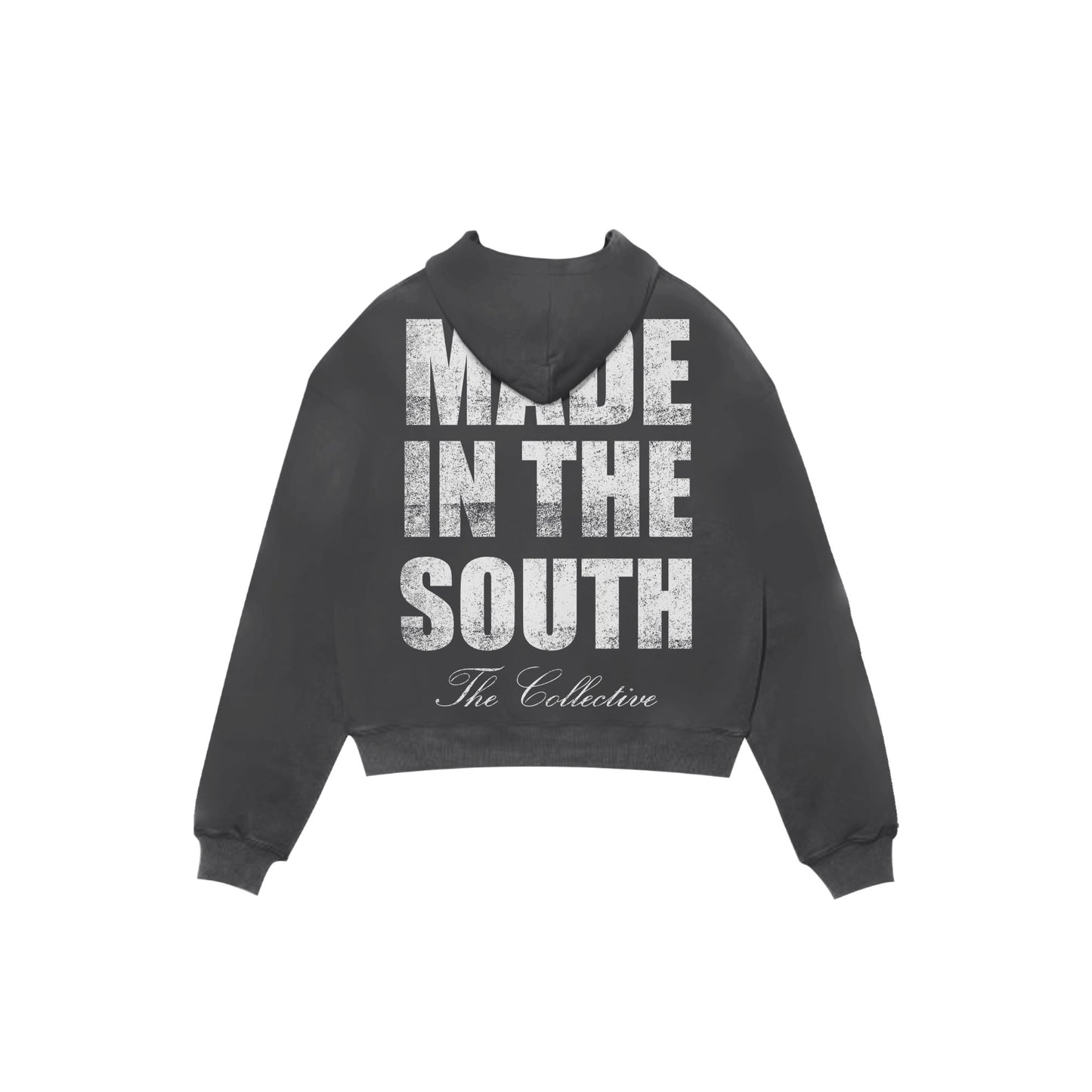 Patch Zip Up Dark Grey