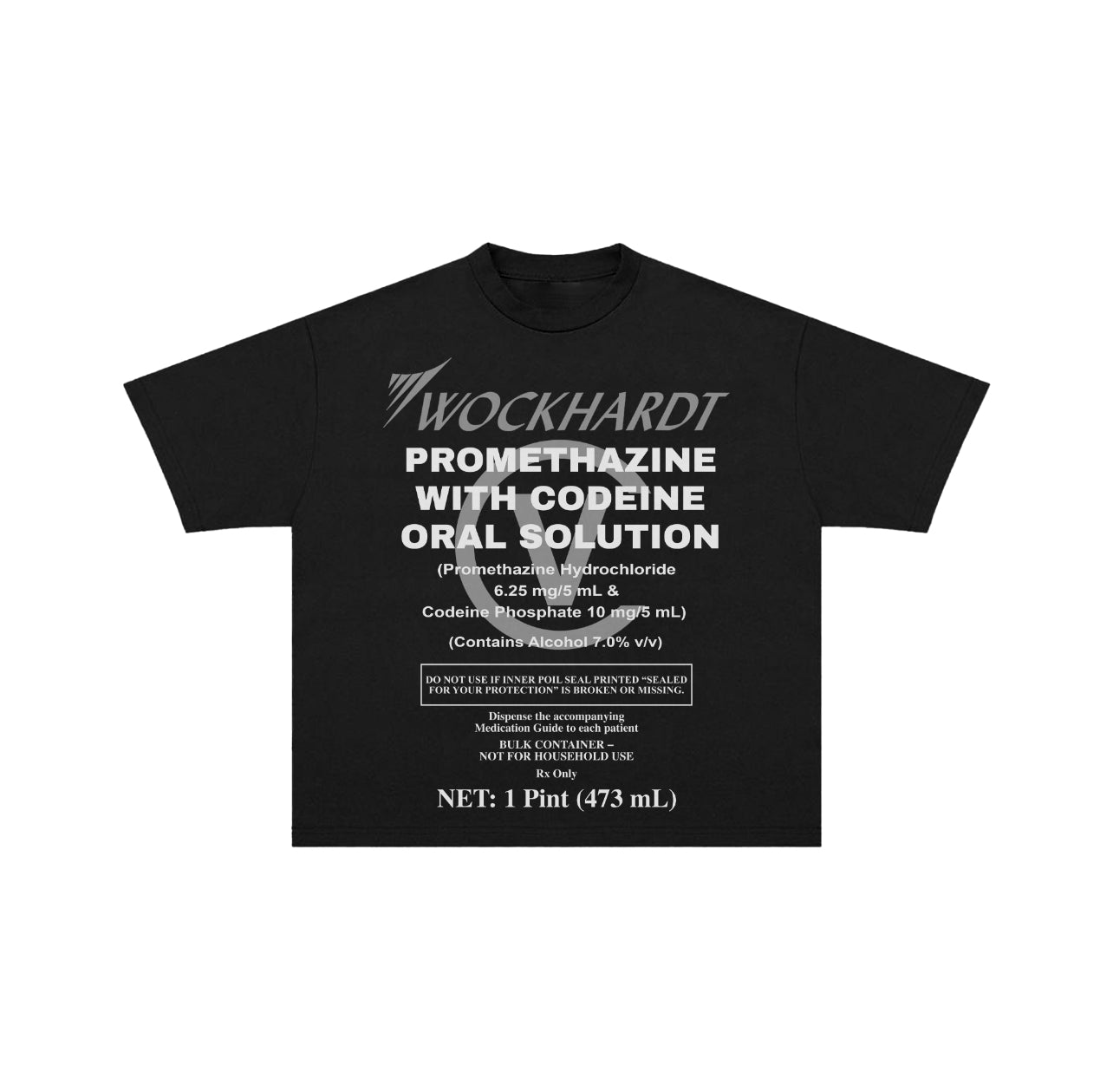 Wockhardt tee Label(Black)