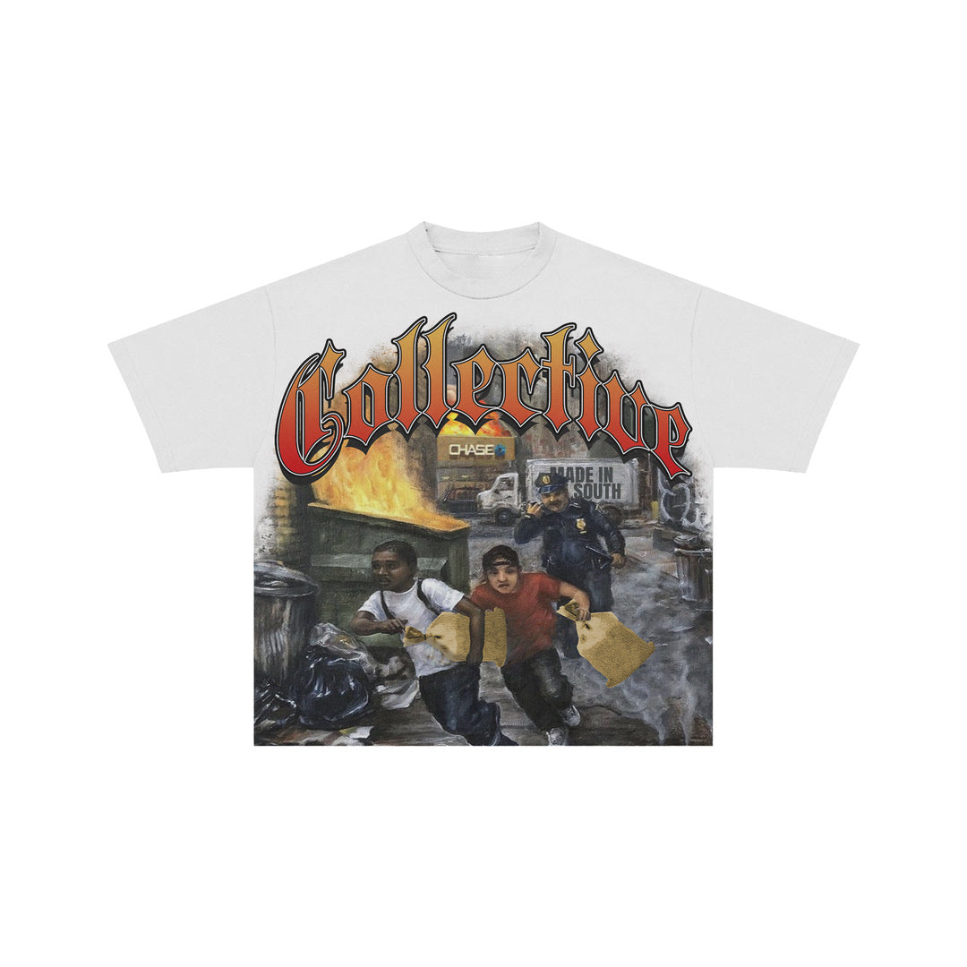 Chase The Funds Tee White