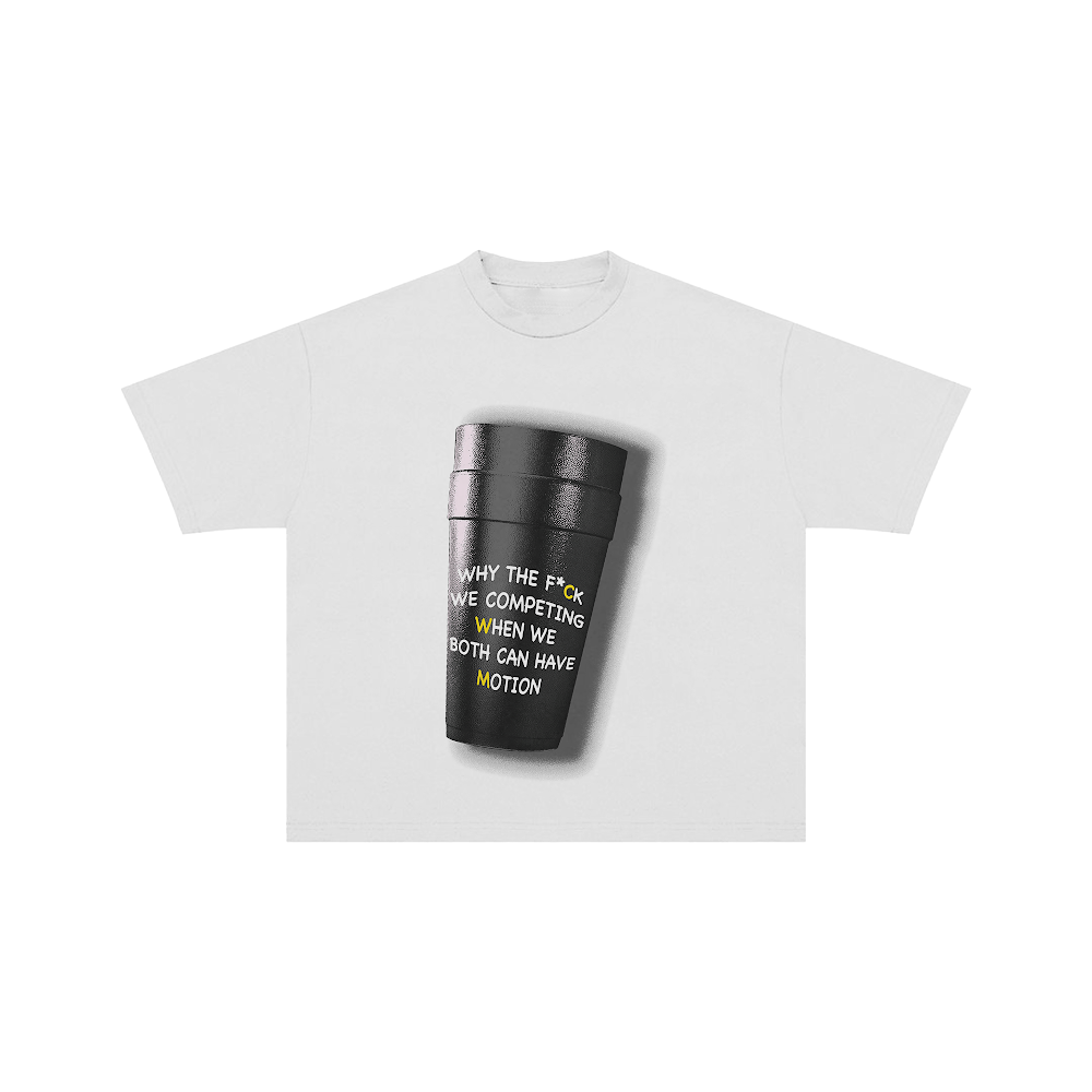 Cup Tee W/Black