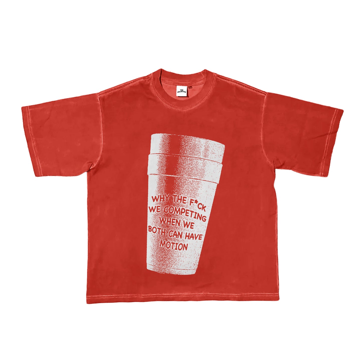 Cup Tee Red/White