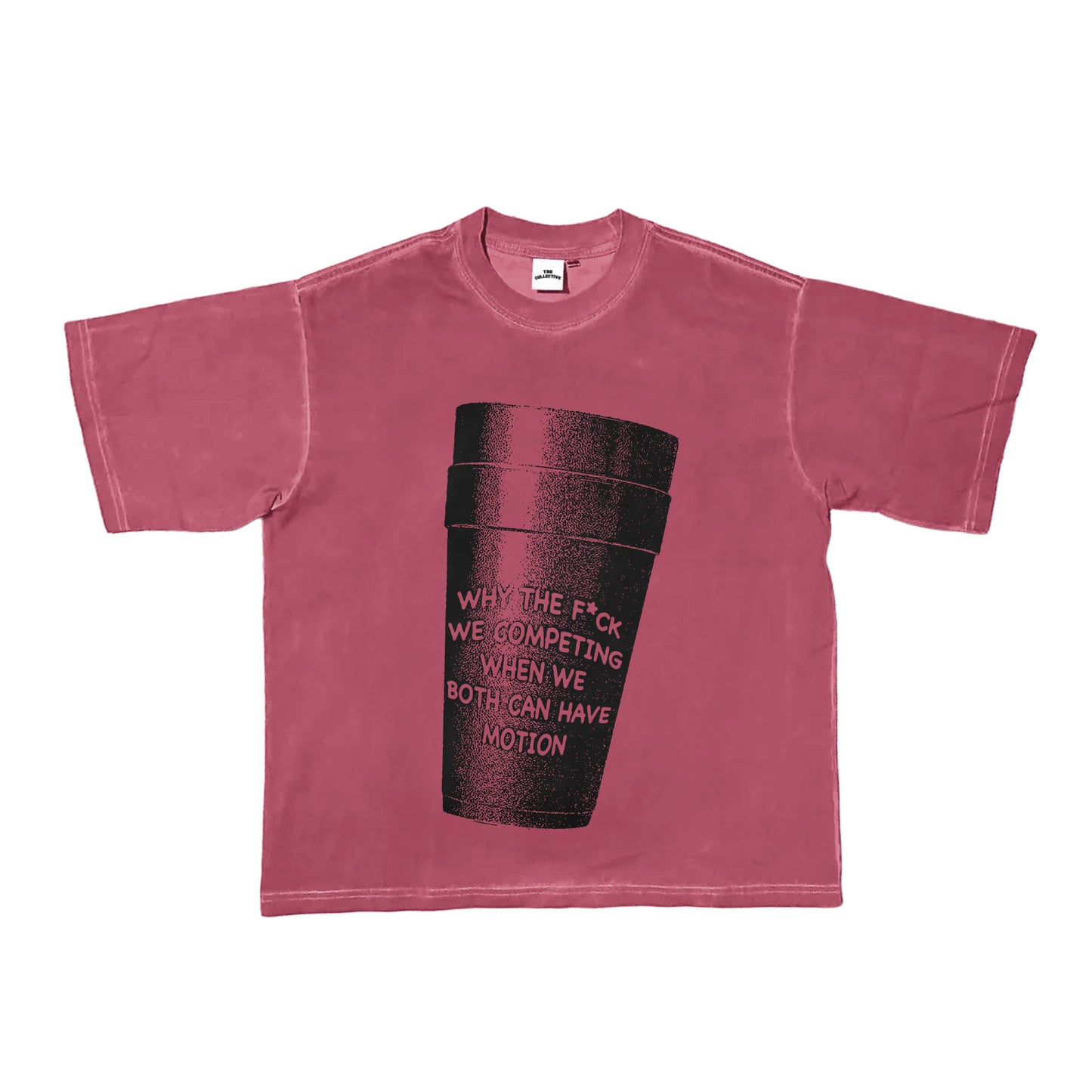 Cup Tee Maroon/Black
