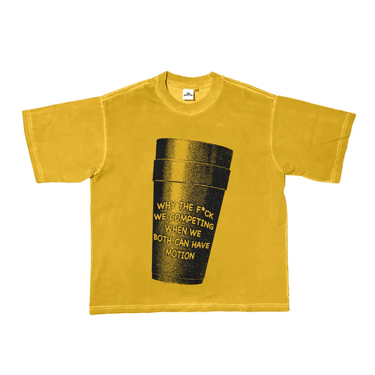 Cup Tee Yellow/Black