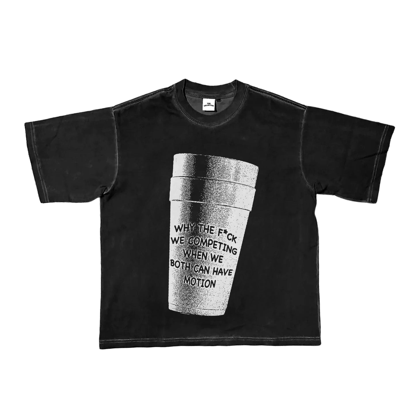 Cup tee Black/White