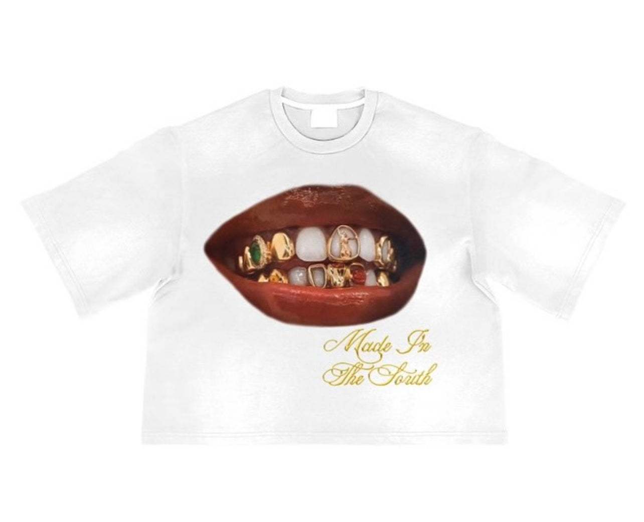 Grill Cropped Tee (white)